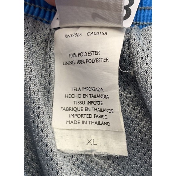 Nike Swim Trunks Mens XL Gray Blue Sports Athletic Cargo Pocket Bathing Suit 6" - Picture 12 of 13